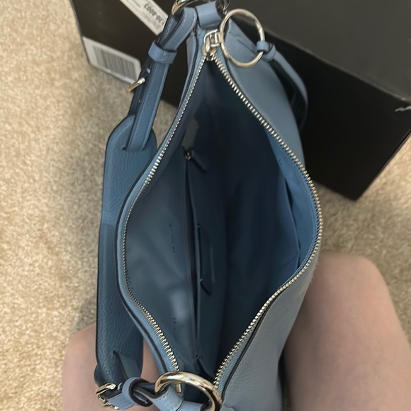 Coach Sky Blue Leather Hobo Bag - Picture 6 of 8